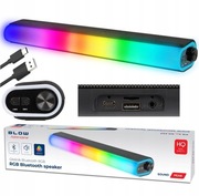 GŁOŚNIK BLUETOOTH SOUNDBAR GAMINGOWY GŁOŚNIKI KOMPUTEROWE LED RGB USB