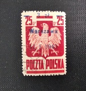 Fi 348 Warszawa W.III.83 Gwarancja J.Walocha PZF kasowane / 1945