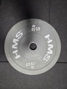 Talerze hms bumper 5 kg szare
