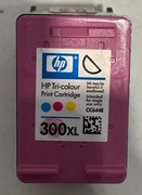 HP TUSZ WKŁAD GŁOWICA  300XL KOLOR CC644E ORYGINAŁ PUSTY 