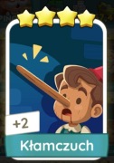 Karta 4* Kłamczuch Monopoly Go 