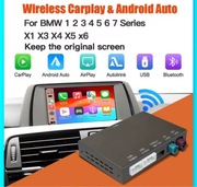 Dekoder Apple CarPlay i bezprzewodowy Android Auto do BMW NBT CIC System