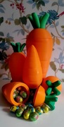 Ozdoba wielkanocna - Marchewkowy schowek! 38cm