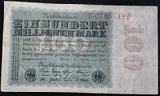 " 100 Mio.Mark 22.8.1923 Ros 106 a ....za 3,99 zl "