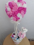 Serduszko z misiem na prezent 