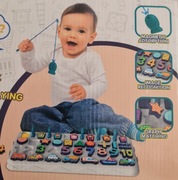 Tablica edukacyjna dla najmłodszych  - sorter, łowienie rybek 