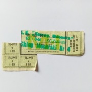 Kartka żywnościowa R-MI I 1982