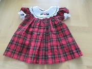 Good Lad sukienka kratka Święta haft 92 vintage