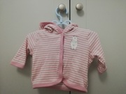 Bluza Lupilu 50 56 różowa zapinana z kapturem 