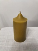 Świeca  z wosku pszczelego -  NATURALNY  zapach (1szt)