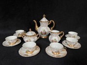 Serwis Kawowy Porcelana Bavaria dla 6 osób D175