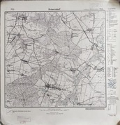 Oryginalna mapa Messtichblatt 2834 Reinersdorf  Komorzno, unikat pieczątki 