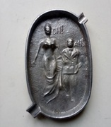 popielniczka Ah! Oh! lata 30 humor 