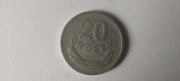Polska 20 gr groszy, 1961 r. (L80)