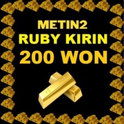 METIN2 RUBY [KIRIN] 200 WON 200W WONY RUBY GLOBAL 