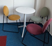 Krzesło IKEA materiałowe trzy kolory 