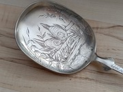 ŁOPATKA DO SERWOWANIA POTRAW ŚRODEK STOŁU GRAWER BELGIA XIXw