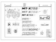 Katalog części Manitou MT-X 732 Seria D-E3 ENG