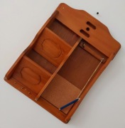 Stara półka drewniana, półka organizer na notatki, klucze itd