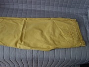 Spodnie męskie, musztardowe, miodowe, Bonprix BPC, bawełna 100% r. 3XL/4XL