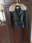 Kurtka M skóra owcza naturalna miękka -  MONNARI j. nowa Futro