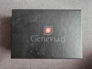 Grenevian Portfel skórzany brązowy