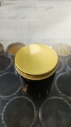 Słoik szklany 250 ml brązowy ze złotą nakrętką 