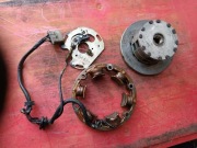 Honda CD 185 TE skrzynia biegów zapłon sprzęgło starter 6 volt lata 70 te 