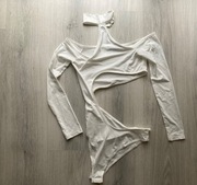 Biały strój pole Dance body xs s