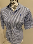 Koszula damska Ralph Lauren Sport 100% bawełna paski S/M elegancka