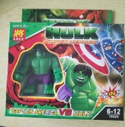 Captain America vs Hulk figurki Lele