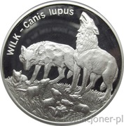 20 Złotych 1999 rok Wilki.  Srebro 925 STAN  L Mennicza