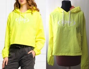 SUPERDRY kurtka neonowa wiatrówka crop