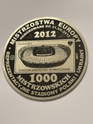Euro 2012. PRÓBA. Moneta kolekcjonerska fi 100 mm.  Gyges