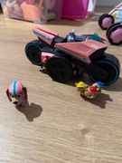 MIGHTY MOVIE LIBERTY PSI PATROL POJAZD MOTOCYKL TRANSFORMUJĄCY + POMS 3+