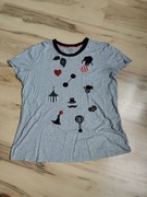 Marc Cain śliczna ozdobna bluzka t-shirt cekiny 40 L 42 