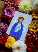 Obraz z haftem Anioł Stróż 