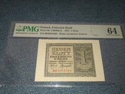 1941 1 złoty s/n BD 8944568 PMG 64