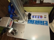 Znakowarka laserowa Fiber 50 W + obracają Fi 80 i 160