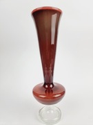 Wazon Tarnowiec szkło Vintage PRL 