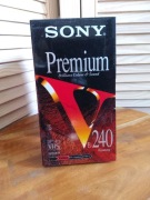 Kaseta VHS Sony Premium  240 NOWE