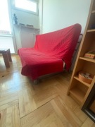 rozkładana sofa IKEA Beddinge– stelaż, materac, pojemnik, pokrowiec