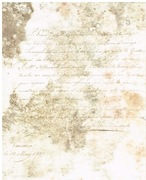 Datowany (Varsovie 1807) odręczny list z podpisem ks. Józefa Poniatowskiego