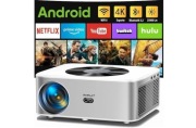 Projektor 4K,FULL HD 5G,1G+8RAM,Mac,iOS Android 300"Bluetooth Netflix,Prime