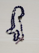 Stary różaniec kolor granatowy 