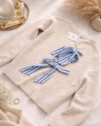 Sweterek z wiązaniem