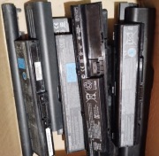 22szt Baterie do laptopa laptopowe mix odzysk ogniw