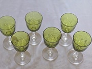 Kieliszki do białego wina - Kryształowe, 6 szt. wys.13,5cm. sr. 6,3cm