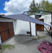 Parasol TILLVEX  szary 300 x 240 cm