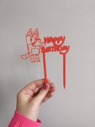 Topper na tort bluey dla dzieci 